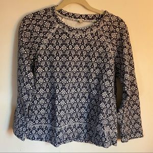 NWOT Lightweight navy blue Jcrew relaxed fit sweater